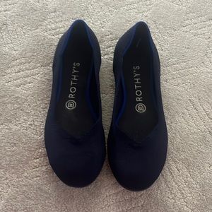 Navy Blue Rothy Flats